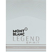 Mont Blanc Mont Blanc Legend Spirit By Mont Blanc for Men - 33 Oz Edt Spray, 33 Oz