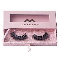 Arimika Fluffy Long Thick Dramatic Look 3D Mink False Eyelashes Handmade Reusable Lashes For Makeup D008