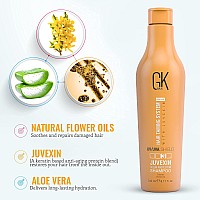 GK HAIR Global Keratin Colored Shield Shampoo (8.11 Fl Oz/240ml) - Deep Cleansing Moisturizing Heat Protection for Color Treated Dry Damaged Curly Frizzy HAIR - Sulfate Free