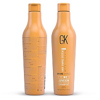 GK HAIR Global Keratin Colored Shield Shampoo (8.11 Fl Oz/240ml) - Deep Cleansing Moisturizing Heat Protection for Color Treated Dry Damaged Curly Frizzy HAIR - Sulfate Free