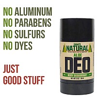 Sams Natural Deodorant Aloe Aluminum Free Deo No Phthalates Parabens Sulfates Or Dyes Made In New Hampshire For Men