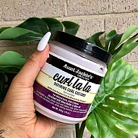 Aunt Jackies Hair Styling Agent Curl Custard 18 Oz For Natural Hair Curls Coils And Waves Enriched With Shea Butter And Ol