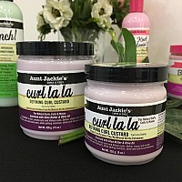 Aunt Jackies Hair Styling Agent Curl Custard 18 Oz For Natural Hair Curls Coils And Waves Enriched With Shea Butter And Ol