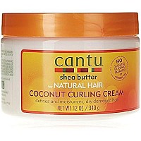 Cantu Shea Butter Coconut Curling Cream, 12 oz, 4 Pack