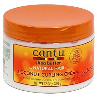 Cantu Shea Butter Coconut Curling Cream, 12 oz, 4 Pack