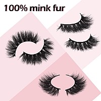 Arison Lashes 3D Mink Lashes False Fake Eyelashes Wispy Strips Silk Reusable Handmade Real Long Fur Soft Dramatic Natural Look 1