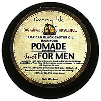 Sunny Isle Jamaican Black Castor Oil Hair Food Pomade for Men, Brown, 4 Oz