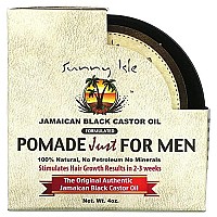 Sunny Isle Jamaican Black Castor Oil Hair Food Pomade for Men, Brown, 4 Oz