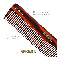 Kent 16T Fine And Wide Tooth Beard Hair And Detangling Comb For Men And Women