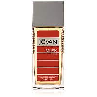 Jovan Musk Body Spray for Men, 2.5 oz, Classic Scent