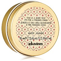 Davines This is a Shine Wax, Light Hold And Creamy Formula For Creating Glossy And Sleek, structured Styles, 2.64 Oz.