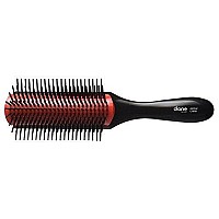 Diane Nylon Pin Styling Hair Brush for Detangling, Separating, Shaping and Defining Wet Thick or Curly Hair, Glides Through Tangles with Ease