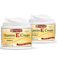 De La Cruz Vitamin E Cream Moisturizer For Face And Neck Moisturizing Skin Care For All Skin Types Made In Usa