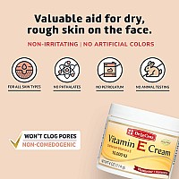 De La Cruz Vitamin E Cream Moisturizer For Face And Neck Moisturizing Skin Care For All Skin Types Made In Usa