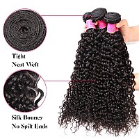 Ali Julia Hair 3Pack Bundles 10A Malaysian Virgin Curly Hair Weft Unprocessed Human Hair Weft Extensions Natural Color 12 14 1