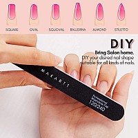 Makartt Nail File 120 240 Grit Emery Boards For Nails 10Pcs Nail Files Professional Washable Doubled Sides Nail File Kit For Man