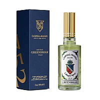 caswell-Massey greenbriar gold cap cologne, MenAs cologne with classic and Zesty Scent with citrus, Sage & Rugged Velvety Notes, 3 Fl Oz