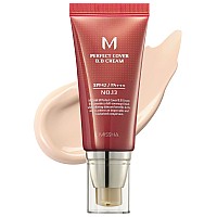 Missha M Perfect Cover Bb Cream No13 Bright Beige For Fair Skin Spf 42 Pa 169 Fl Oz Tinted Moisturizer For Face With Spf