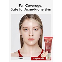 Missha M Perfect Cover Bb Cream No13 Bright Beige For Fair Skin Spf 42 Pa 169 Fl Oz Tinted Moisturizer For Face With Spf