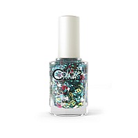 Color Club Nail Lacquer Nailmoji Holographic Glitter Bae 05 Fluid Ounce