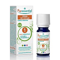 Puressentiel Organic Atlas Cedar Essential Oil - 0.17 Fl Oz