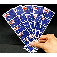 40 Tattoos: Australian Flag, Australia Party Favors