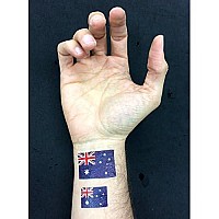 40 Tattoos: Australian Flag, Australia Party Favors