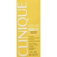 Clinique SPF 50 Mineral Sunscreen Fluid for Sensitive Skin 1oz