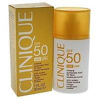 Clinique SPF 50 Mineral Sunscreen Fluid for Sensitive Skin 1oz