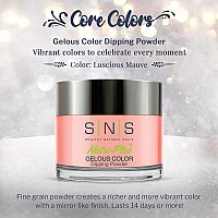 Sns Nail Dip Powder Gelous Color Dipping Powder Luscious Mauve Pinkpastel Cream Longlasting Dip Nail Color Lasts 14 Da