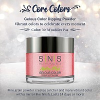 Sns Nail Dip Powder Gelous Color Dipping Powder Ne Moubliez Pas Pinkrose Cream Longlasting Dip Nail Color Lasts 14 Da