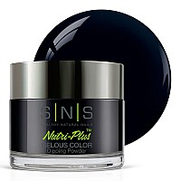 Sns Nail Dip Powder Gelous Color Dipping Powder Silent Summer Night Black Longlasting Dip Nail Color Lasts 14 Days Low