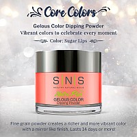 Sns Nail Dip Powder Gelous Color Dipping Powder Sugar Lips Peach Longlasting Dip Nail Color Lasts 14 Days Lowodor N