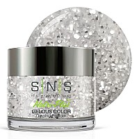 Sns Nail Dip Powder Gelous Color Dipping Powder Arabian Nights Metallicssilver Glitter Longlasting Dip Nail Color Last