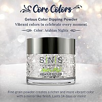 Sns Nail Dip Powder Gelous Color Dipping Powder Arabian Nights Metallicssilver Glitter Longlasting Dip Nail Color Last