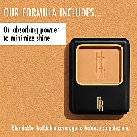 Black Radiance Natural Matte Foundation Powder Minimizes Shine Warm Hazelnut