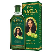 Dabur Amla Hair Oil - Amla Oil, Amla Hair Oil, Amla Oil for Healthy Hair and Moisturized Scalp, Indian Hair Oil for Men and Women, Bio Oil for Hair, Natural care for Beautiful Hair (200ml)