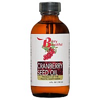 Berry Beautiful Cranberry Seed Oil 4 Fl Oz Coldpressed From Us Grown Cranberries Moisturizing For Face Body Hair