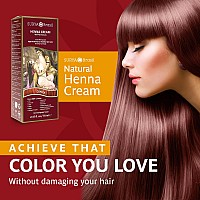 Surya Brasil - Henna Cream Hair Color Treatment, Semi Permanent Hair Color For Gray Hair Coverage, Natural Henna Hair Color, Deep Conditioning Hair Dye, Copper, 2.37 Oz / 70 Ml