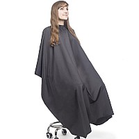 Hair Cutting Cape For Adults Large Lightweight Water Resistant Salon Cape Snap Closure 60In X 575In Haircut Cape Hair