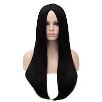 Kalyss 26 Inches Womens Wig Long Straight Imported Synthetic Cosplay Costume Hair Wig