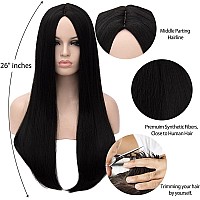 Kalyss 26 Inches Womens Wig Long Straight Imported Synthetic Cosplay Costume Hair Wig