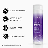 Joico Color Balance Purple Shampoo Conditioner Set Eliminate Brassy And Yellow Tones For Cool Blonde Or Gray Hair