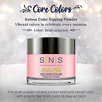 Sns Nail Dip Powder Gelous Color Dipping Powder Reincarnation Pinkshimmer Longlasting Dip Nail Color Lasts 14 Days Lo