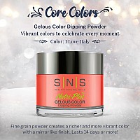 Sns Nail Dip Powder Gelous Color Dipping Powder I Love Italy Brownshimmer Longlasting Dip Nail Color Lasts 14 Days Lo