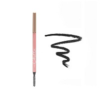 Chella Black Eyebrow Pencil, Elegant Ebony - Vegan, Gluten Free, Cruelty Free, Paraben Free, - Long Wearing, Smooth Consistency