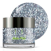 Sns Nail Dip Powder Gelous Color Dipping Powder Super Model Walk Metallicssilver Glitter Longlasting Dip Nail Color La