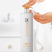 Gk Hair Global Keratin Deep Conditioner Masque 338 Fl Oz1000Ml Intense Hydrating Repair Treatment Mask For Dry Damaged Color