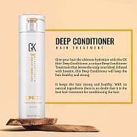 Gk Hair Global Keratin Deep Conditioner Masque 338 Fl Oz1000Ml Intense Hydrating Repair Treatment Mask For Dry Damaged Color