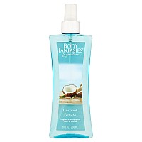 Body Fantasies Coconut Fantasy Body Spray 8 oz for Women